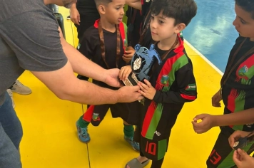 Foto - Etapa final e premiação da 1• Copa Regional de Futsal de Base