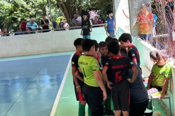Foto - Etapa final e premiação da 1• Copa Regional de Futsal de Base