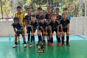 Foto - Etapa final e premiação da 1• Copa Regional de Futsal de Base