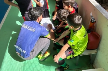 Foto - Etapa final e premiação da 1• Copa Regional de Futsal de Base