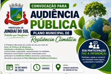 APROVAÇÃO DO PLANO DE POLÍTICAS DE MUDANÇAS, ADAPTAÇÃO E RESILIÊNCIA CLIMÁTICA