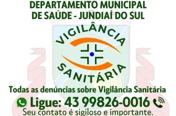 Denúncias para Vigilância Sanitária 