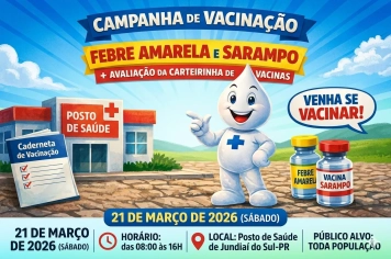Campanha de Vacinação dia 20 de Março de 2026 (Sábado)