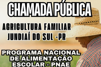 CHAMADA PÚBLICA