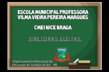 DIRETORAS ELEITAS
