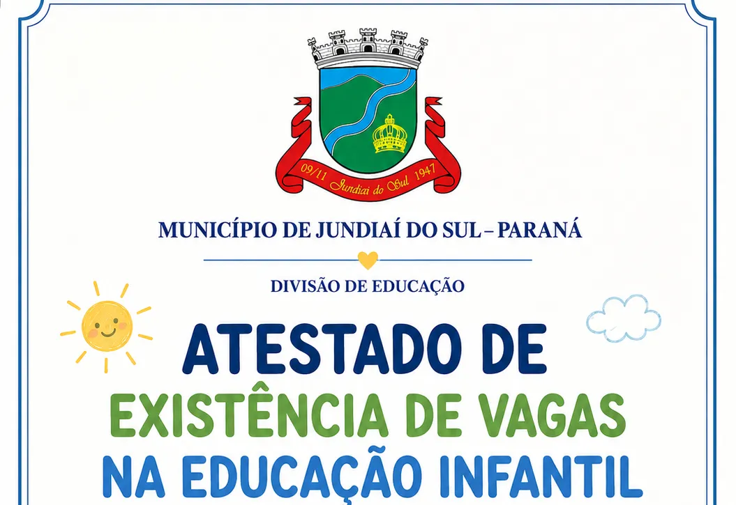 VAGAS NA EDUCAÇÃO INFANTIL 