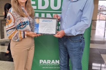 Foto - Educação Municipal de Jundiaí do Sul recebe 
