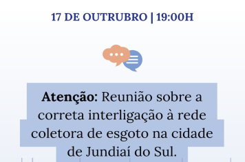 REUNIÃO PÚBLICA COM A SANEPAR: REDE COLETORA DE ESGOTO